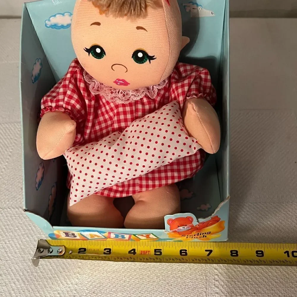 Vintage Cloth Doll Plush Baby Sterling Plush Inc NY RARE.